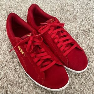Puma Red suede sneakers. Size 9.5 Men’s.